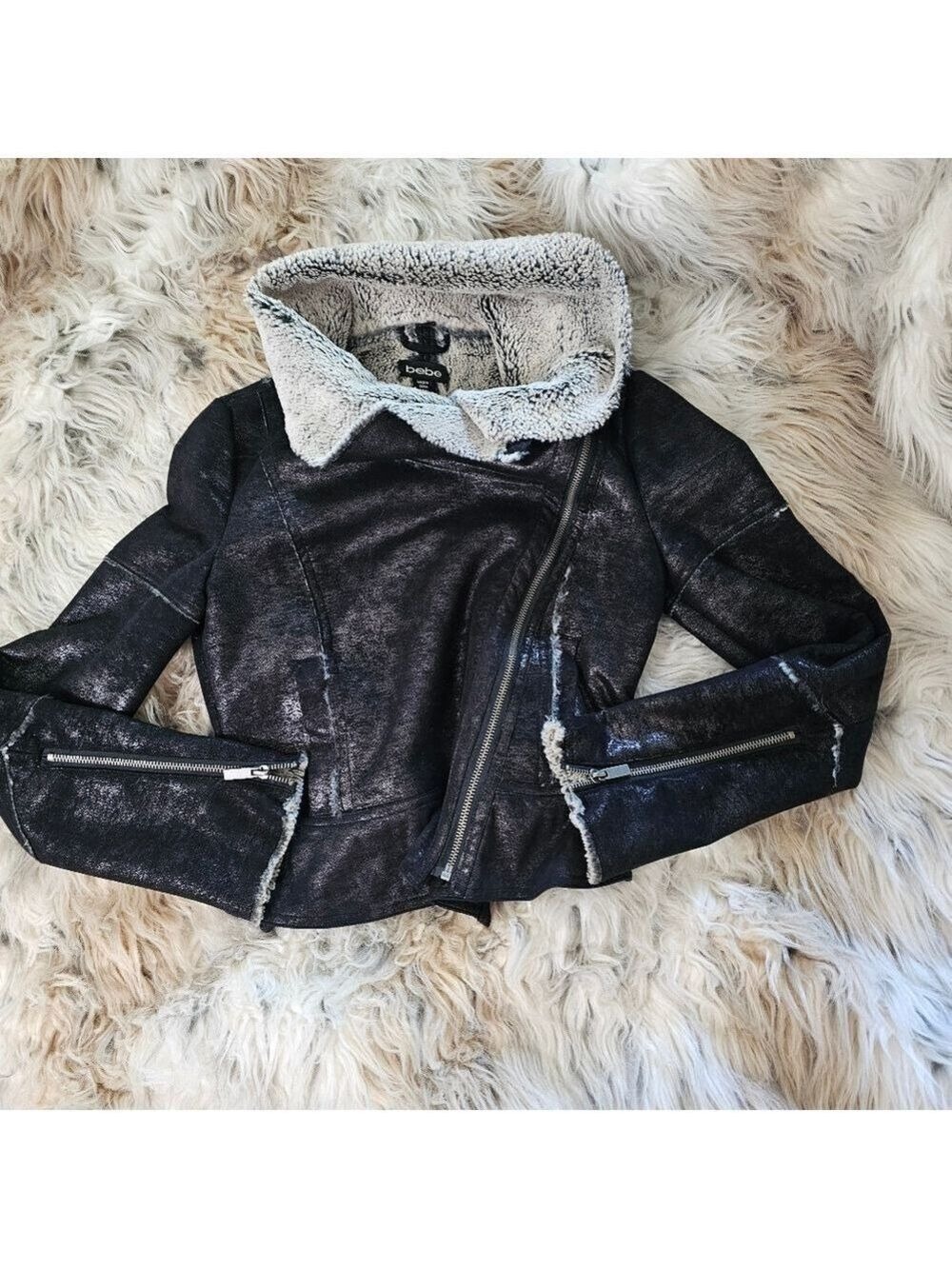 Black Faux Suede Jacket